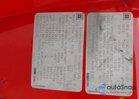 1995 Chevrolet Corvette from USA, damaged, VIN 1G1YY22PXS5105404